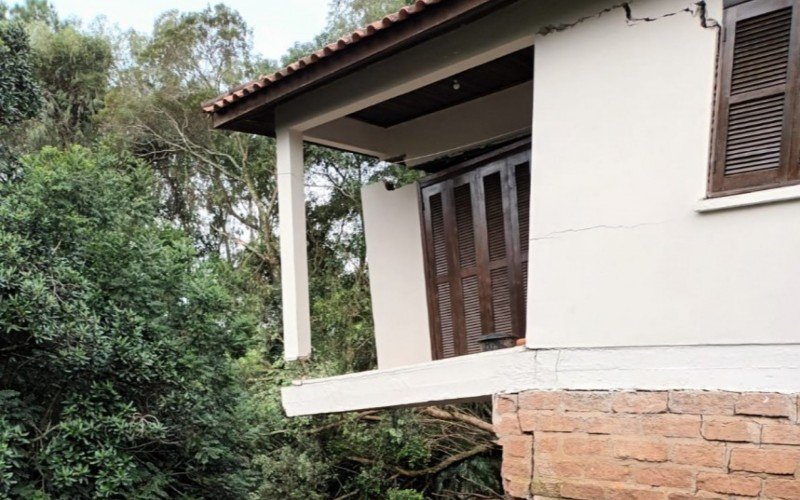 Casas interditadas em Nova Santa Rita permanecem em risco nesta segunda-feira (24)