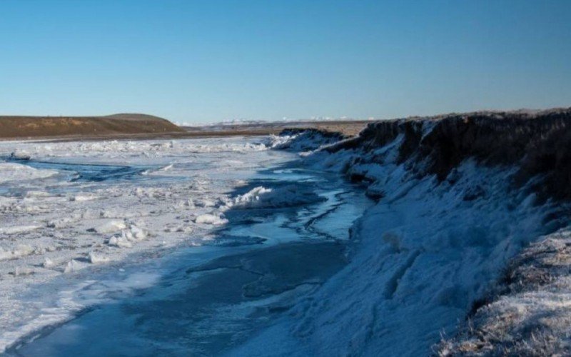 Frio extremo fez com que o mar congelasse na Argentina | abc+