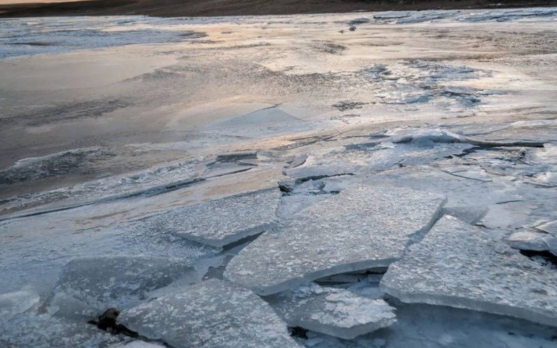 Frio extremo fez com que o mar congelasse na Argentina | abc+