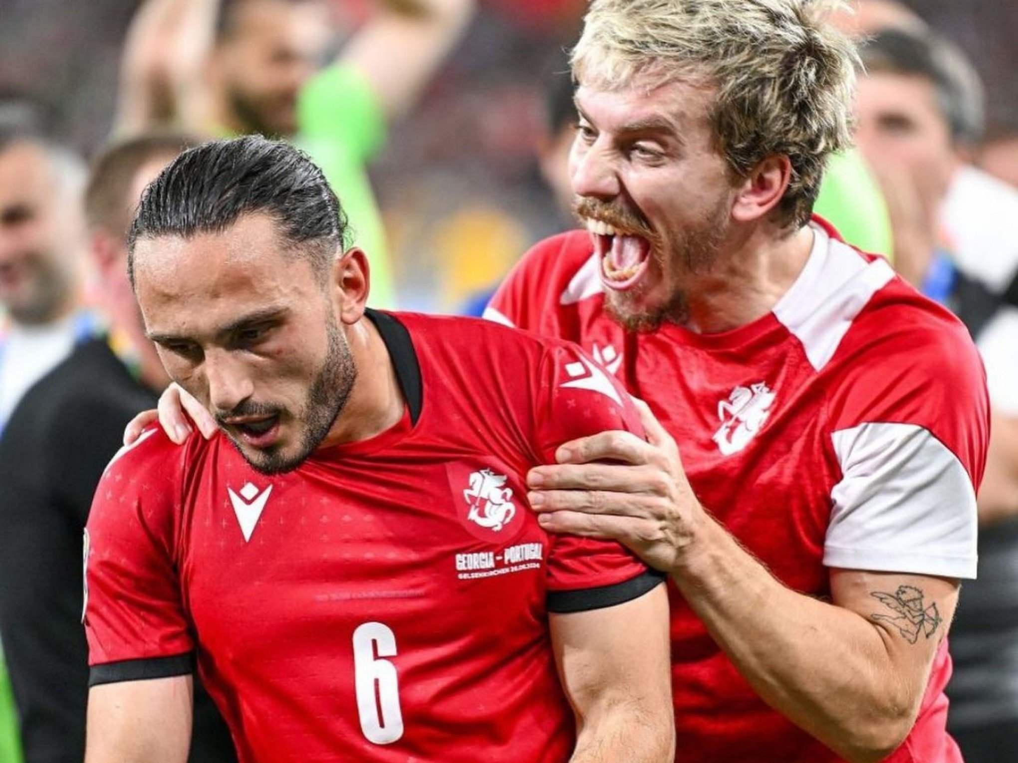 Geórgia surpreende em vitória contra Portugal e avança para as oitavas da Eurocopa
