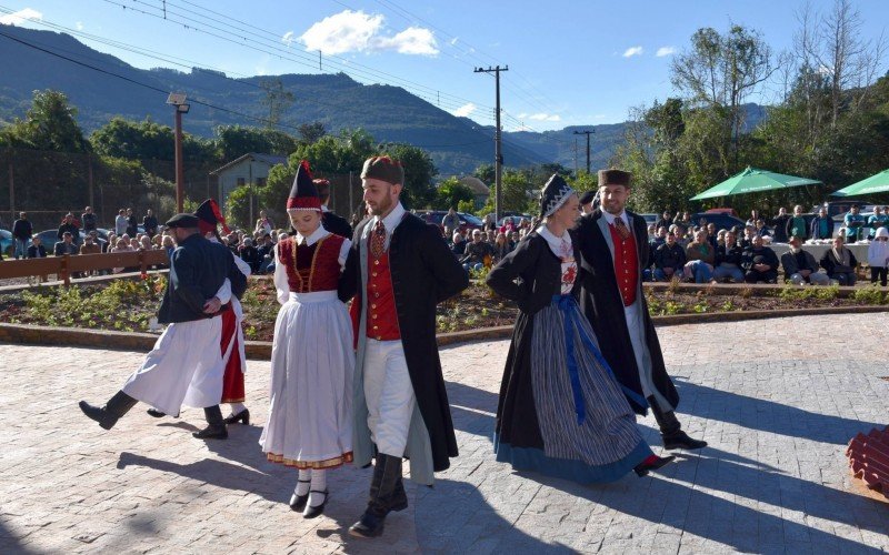 Atrações culturais fizeram parte da cerimônia