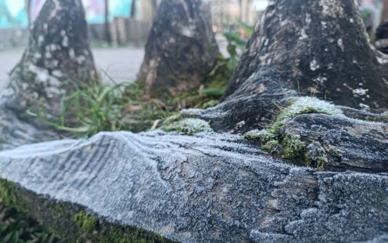 Amanhecer foi de geada e água congelada em São Francisco de Paula, com -3,4ºC | abc+