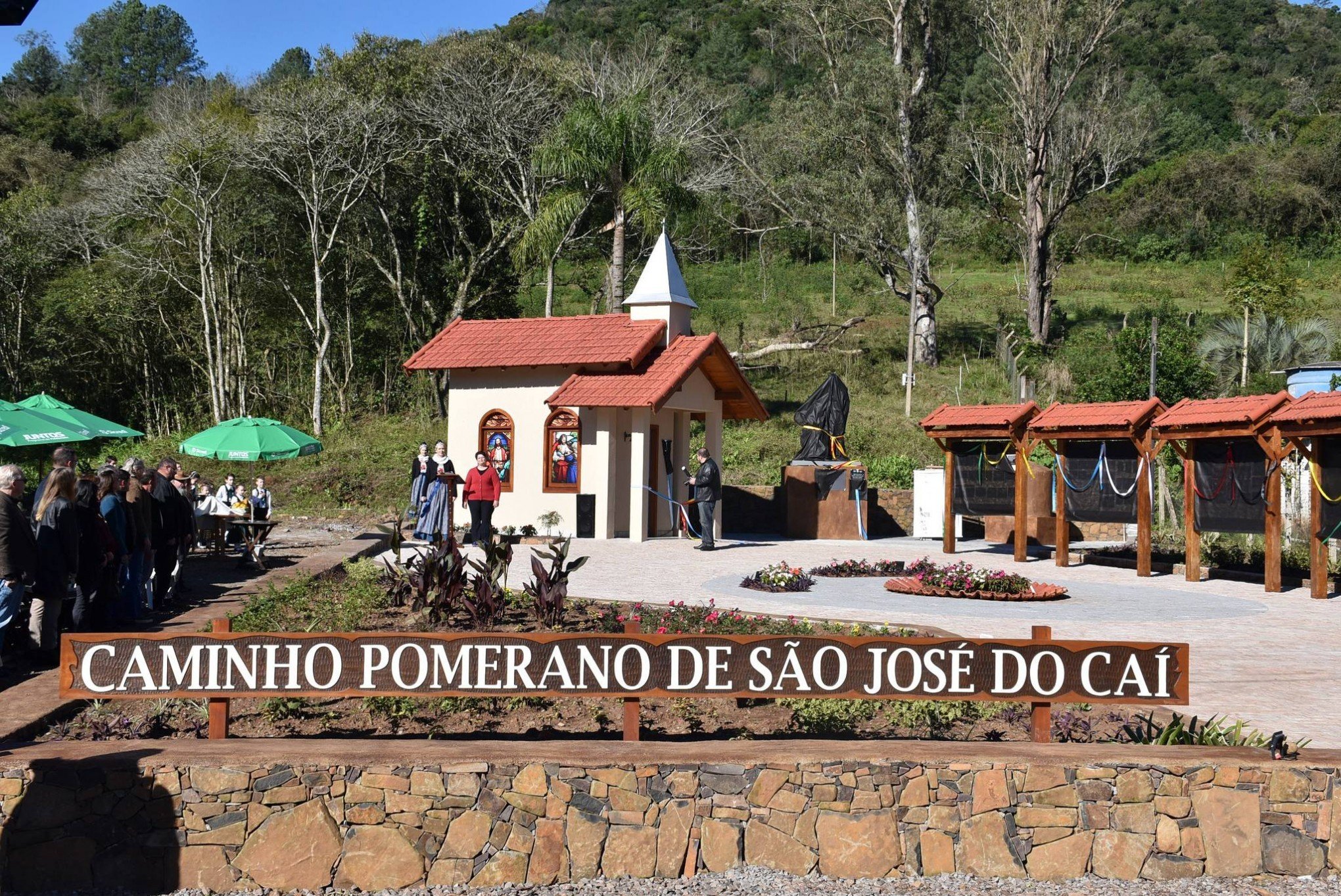 Comunidade de São José do Caí inaugura o Memorial Caminho Pomerano em Nova Petrópolis