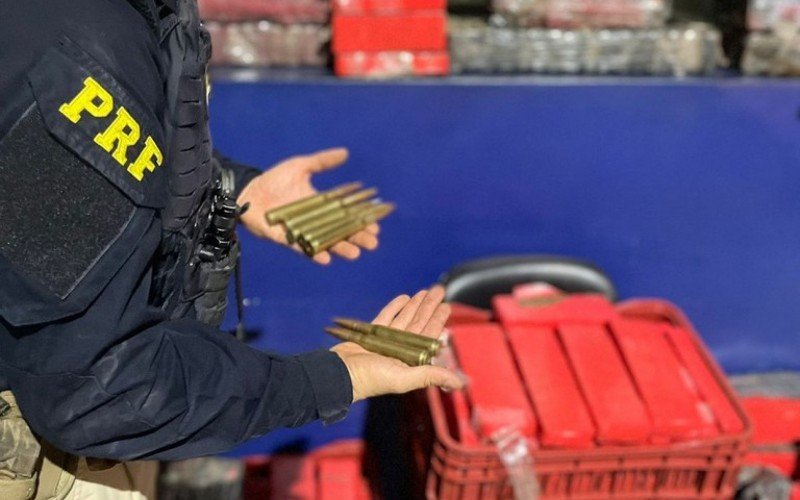 Dez munições de calibre .50 foram encontradas no veículo alugado por morador de Novo Hamburgo  | abc+