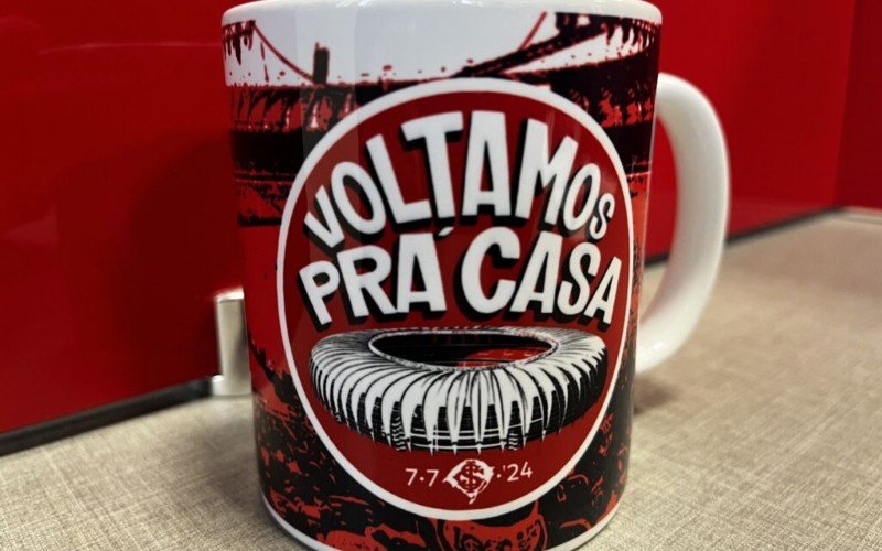 Caneca será vendida no Beira-Rio neste domingo