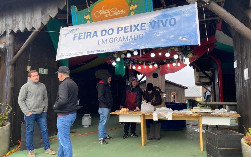 Feira do Peixe Vivo, em Gramado, ocorreu pela primeira vez no Expogramado