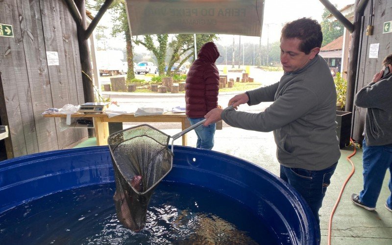 Feira do Peixe Vivo, em Gramado, ocorreu pela primeira vez no Expogramado