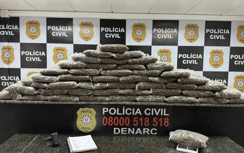 Polícia Civil apreende 19 quilos de maconha camarão em Cachoerinha | abc+