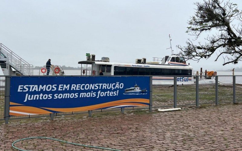 Catamarã retoma viagens entre Porto Alegre e Guaíba; confira o valor promocional