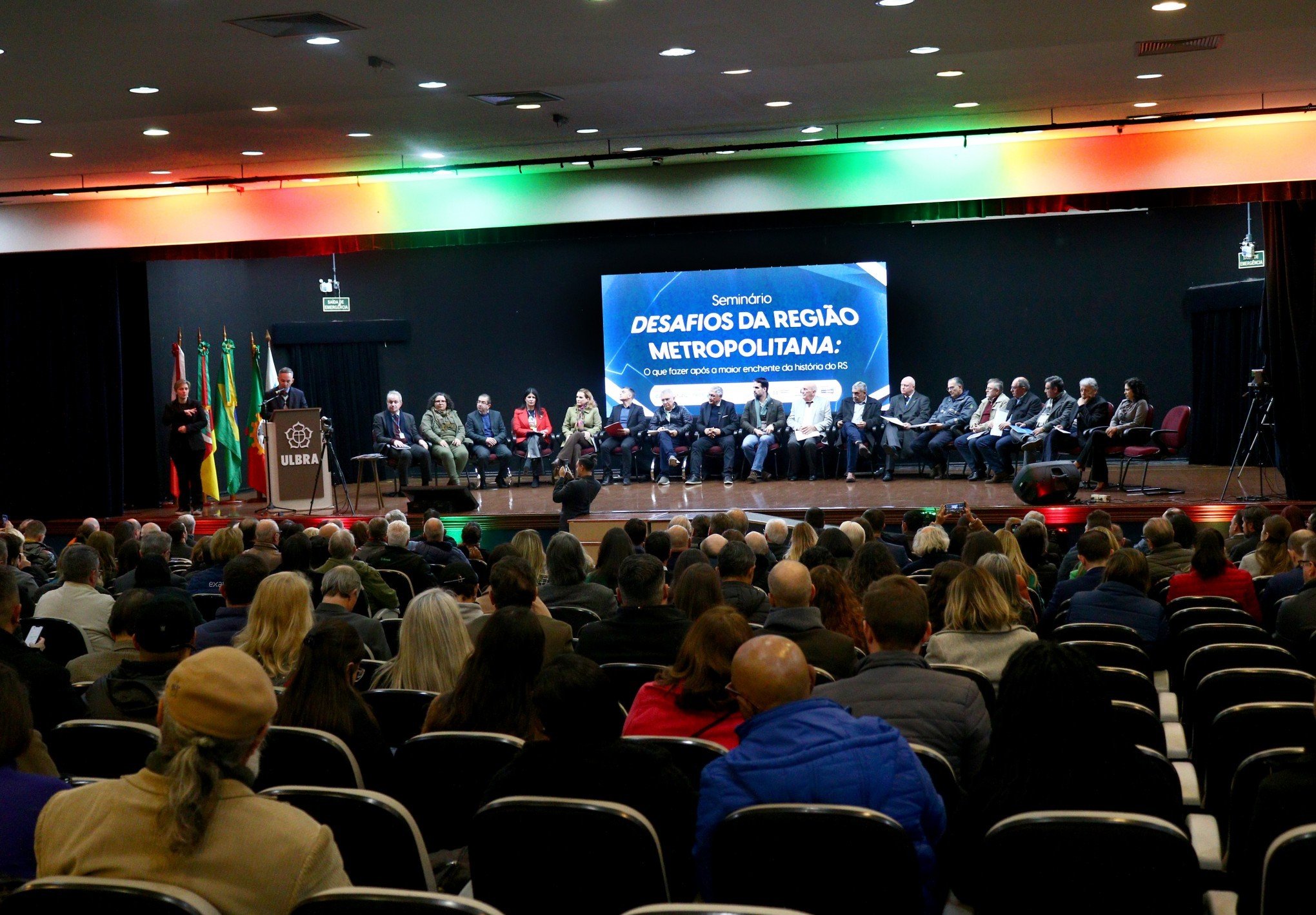 VÍDEO: Veja como foi o seminário que apresentou propostas para reforçar proteção contra enchentes na região