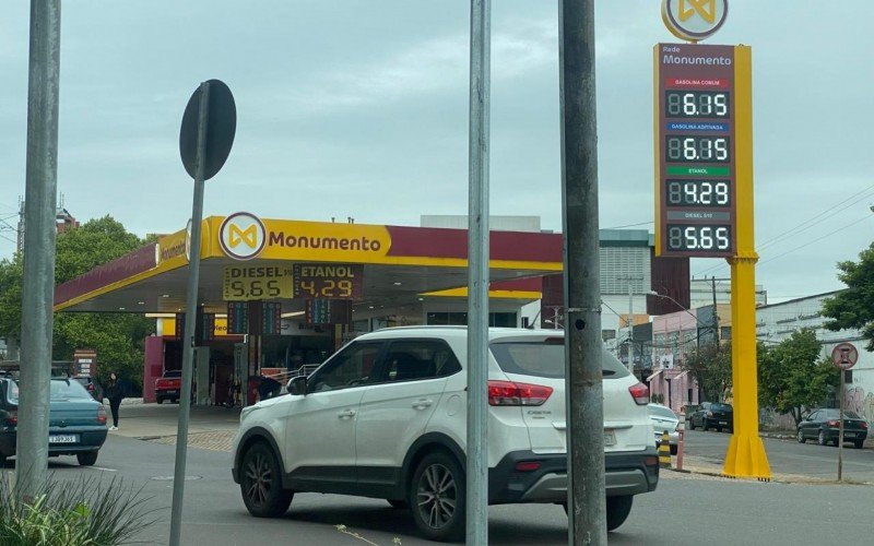 Posto de gasolina em NH 