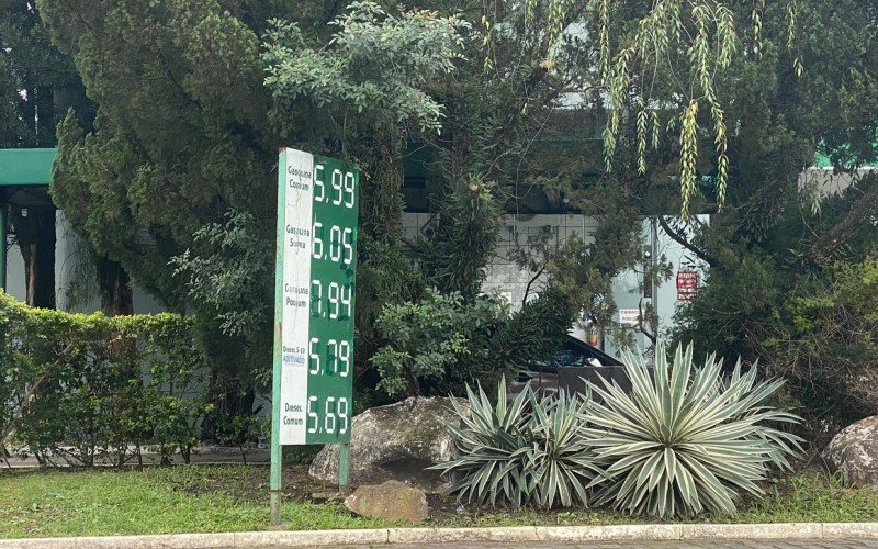 Posto de gasolina em NH 