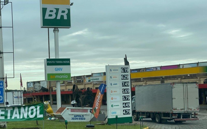 Posto de gasolina em NH 