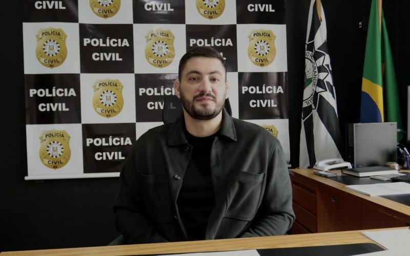 O delegado Maurício Barison coordena o trabalho na Especializada em crimes cometidos contra crianças e adolescentes