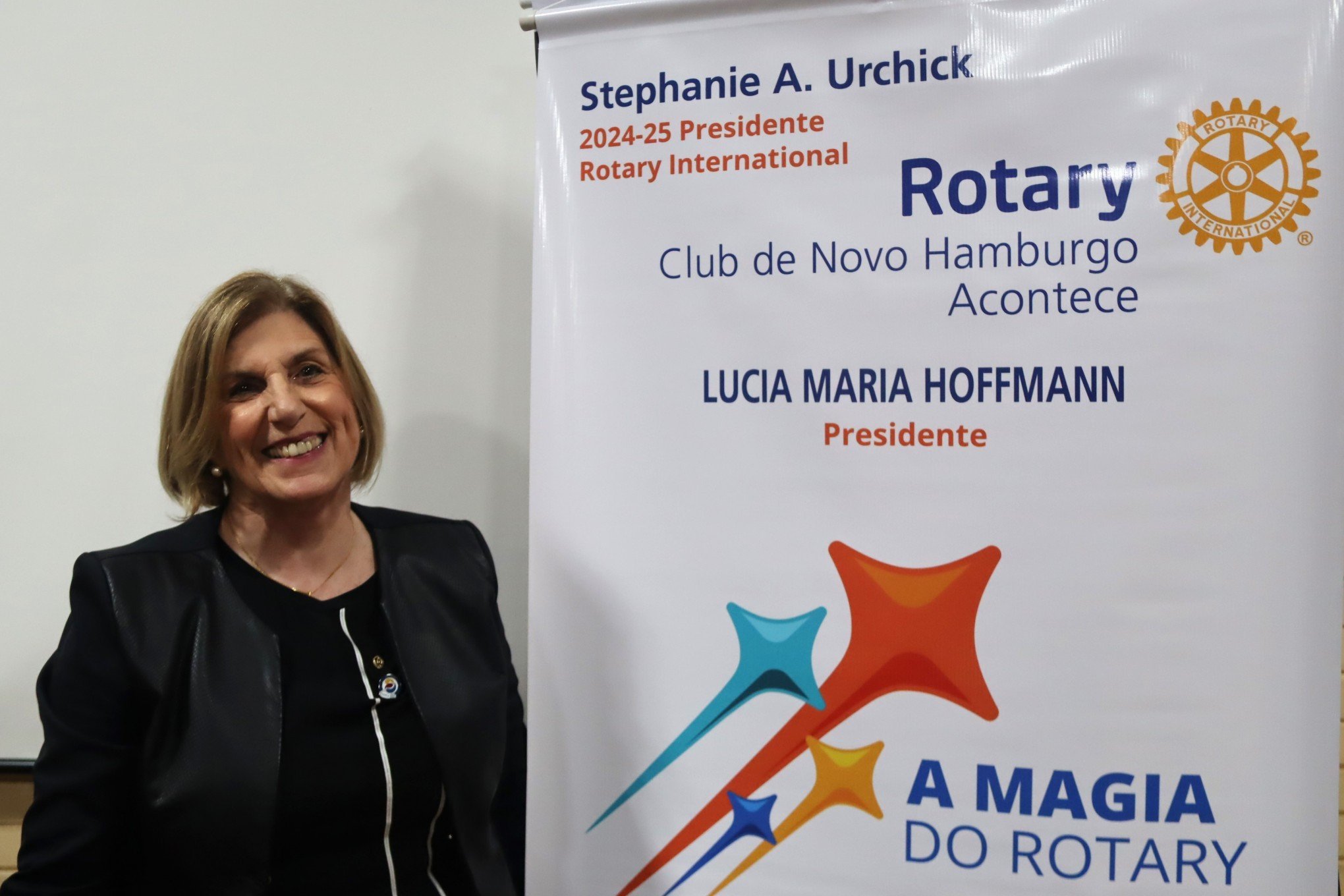 Lucia Hoffmann assume a presidência do Rotary Club de Novo Hamburgo Acontece