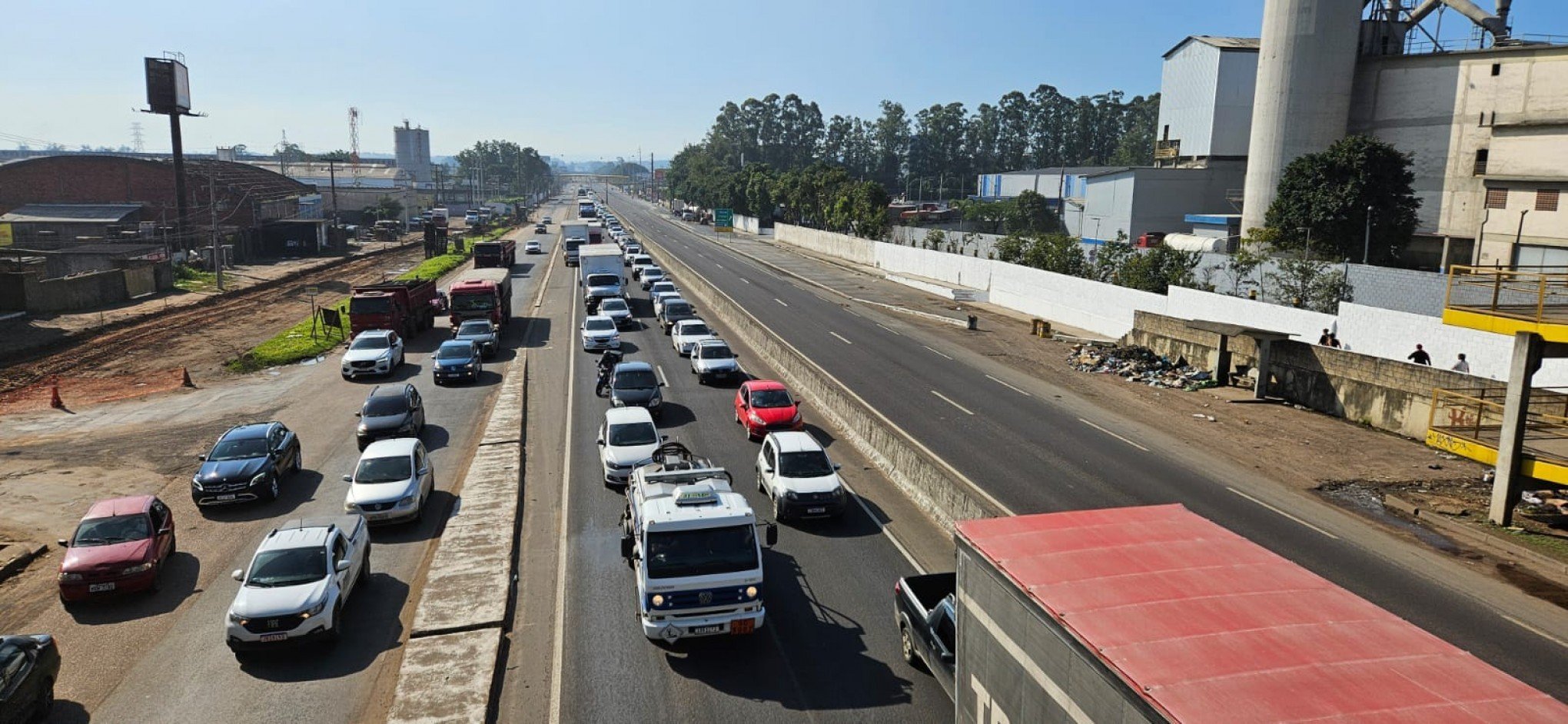 BR-116: Bloqueios temporários para obras em Esteio seguem até semana que vem; saiba mais