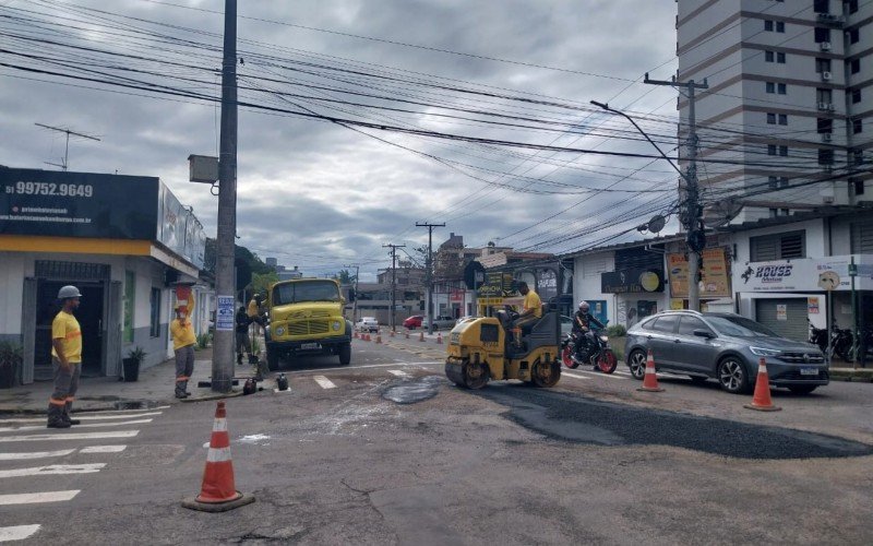 Rua 25 de Julho é uma das que têm recebido reparos | abc+