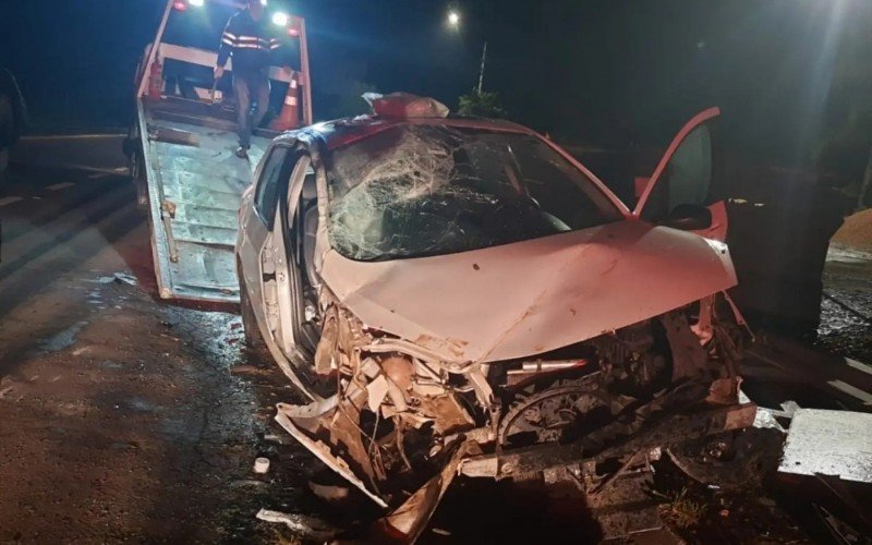 Acidente durante a madrugada em Igrejinha  | abc+