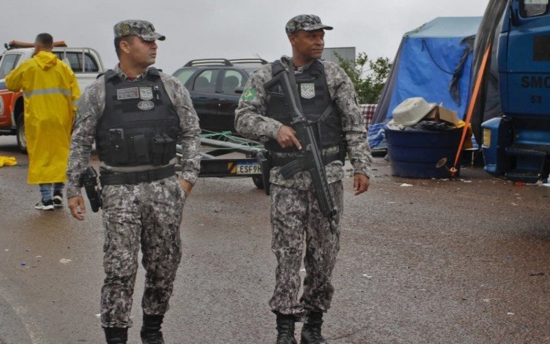 Agentes oriundos da Força Nacional irão continuar em Canoas por mais 30 dias 