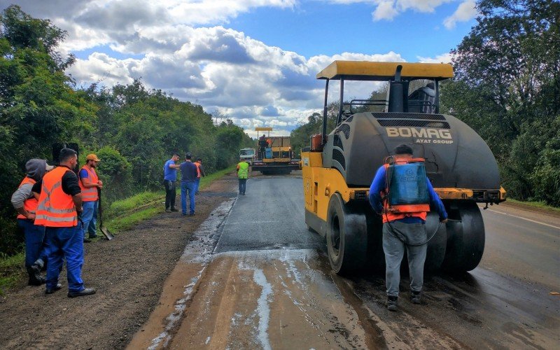 Obras da EGR exigem atenção nas rodovias da Serra e Região das Hortênsias