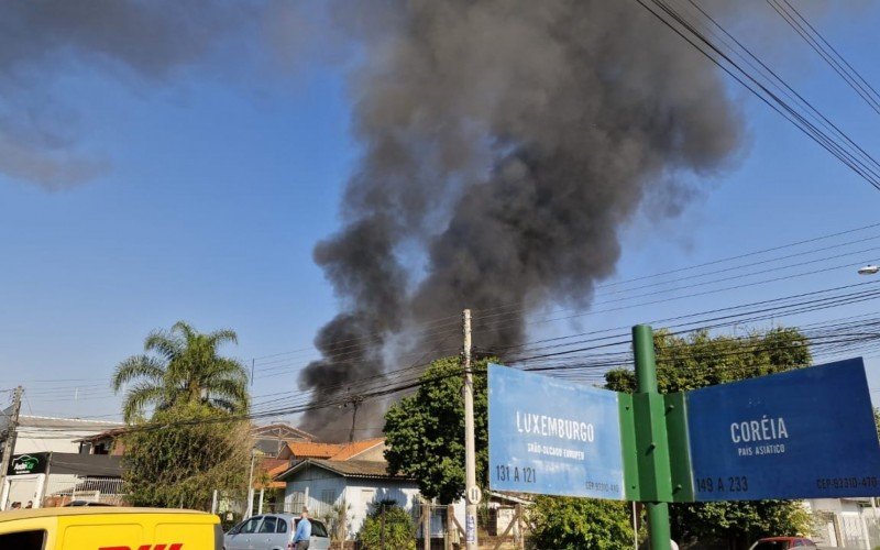 Incêndio na Rua Coreia em NH