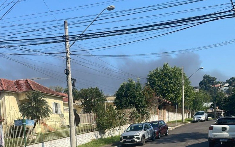 Incêndio no bairro Rincão 