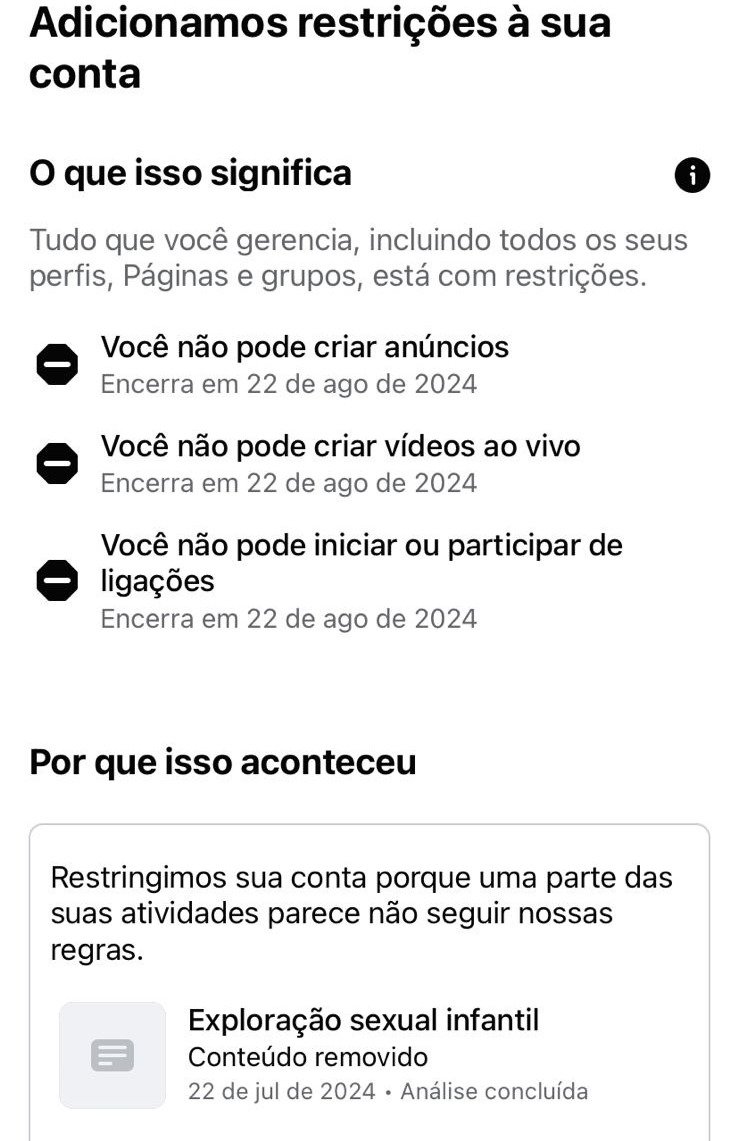 Punição no Facebook | abc+