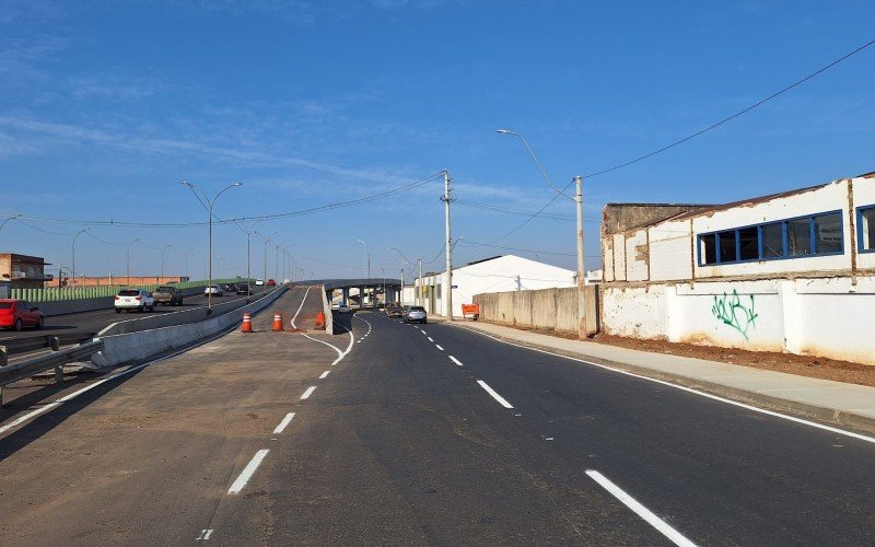 Obra do Complexo Scharlau está pronta e com trânsito liberado, mas ainda não foi inaugurada oficialmente