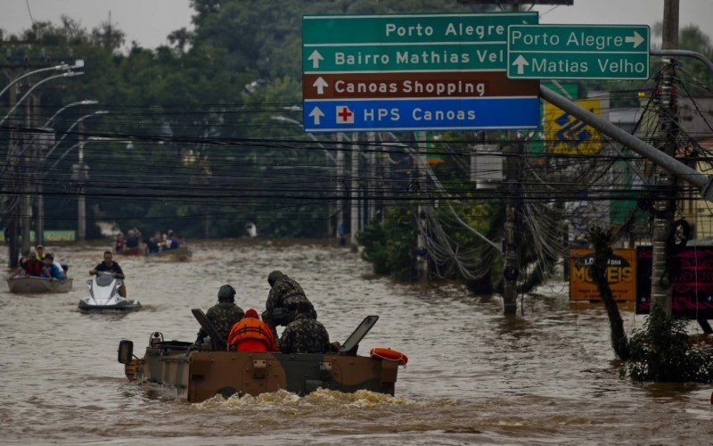 Bairro Mathias Velho foi centro da tensão durante o período das cheias em Canoas