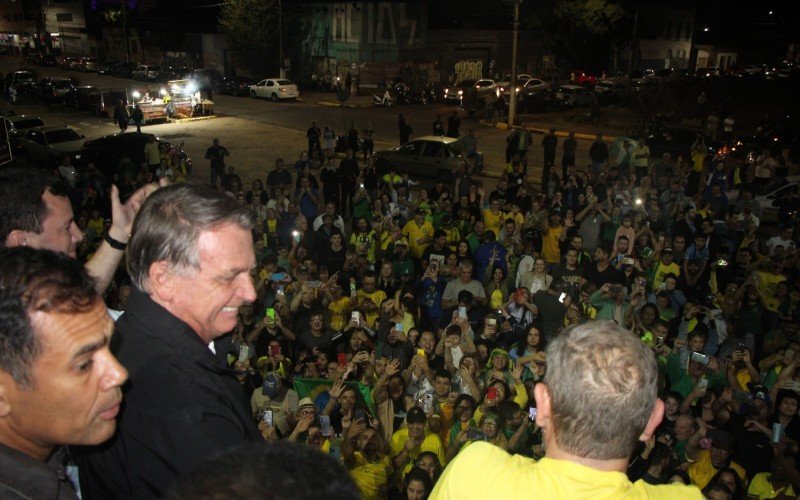 Na última visita ao RS, em julho, Bolsonaro esteve em São Leopoldo | abc+