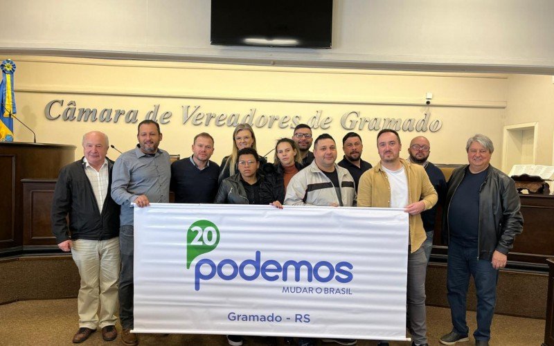 Podemos Gramado confirma dez candidatos a vereador para as eleições de 2024