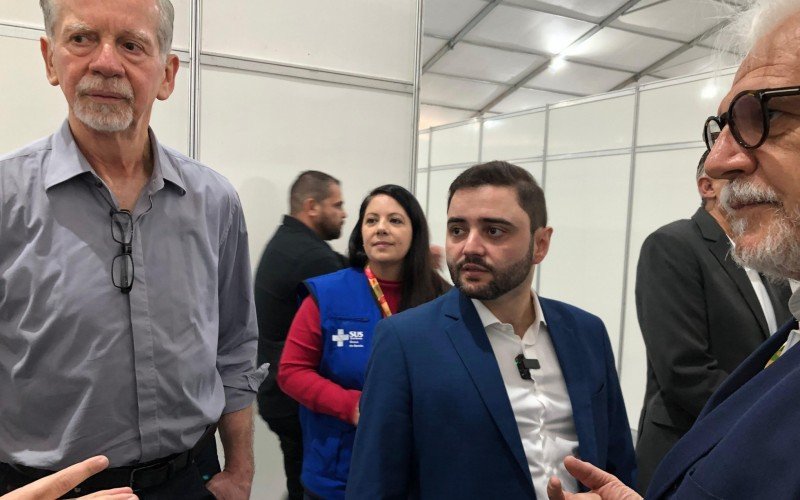 Vice-governador conheçou espaços do Centro de Acolhimento inaugurado nesta semana em Canoas