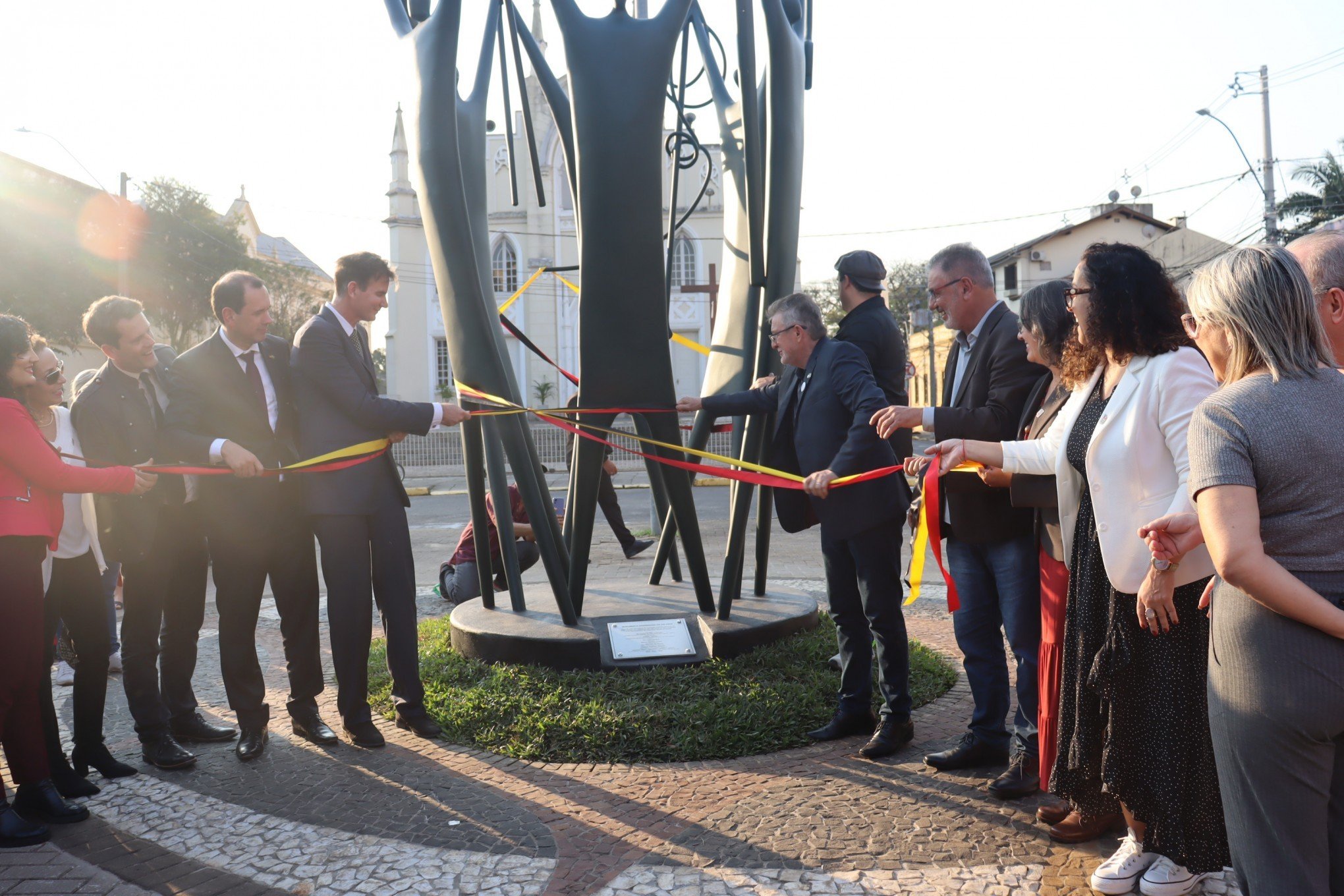 Inauguração Monumento do Bicentenário, em São Leopoldo 