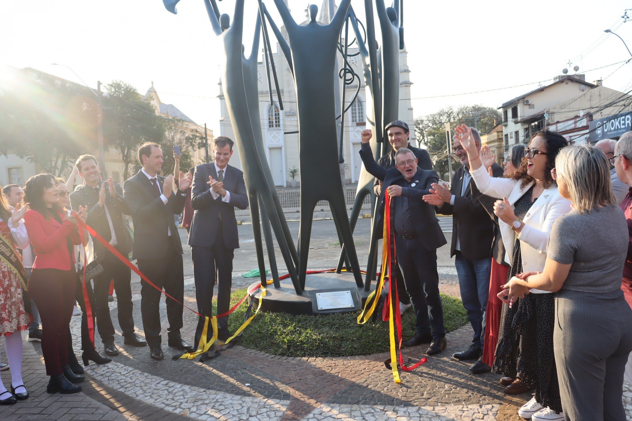 Inauguração Monumento do Bicentenário, em São Leopoldo 