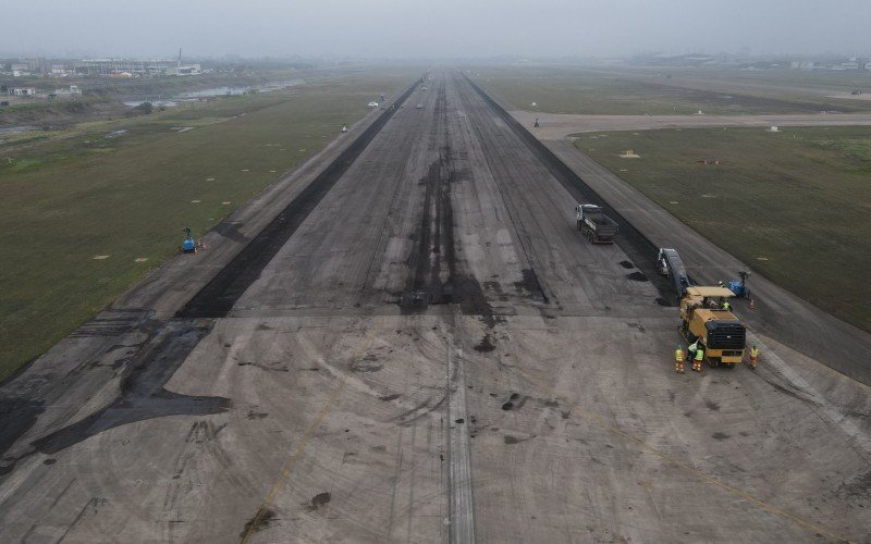 AEROPORTO: Fraport detalha como estão as obras de reforma da pista do Salgado Filho