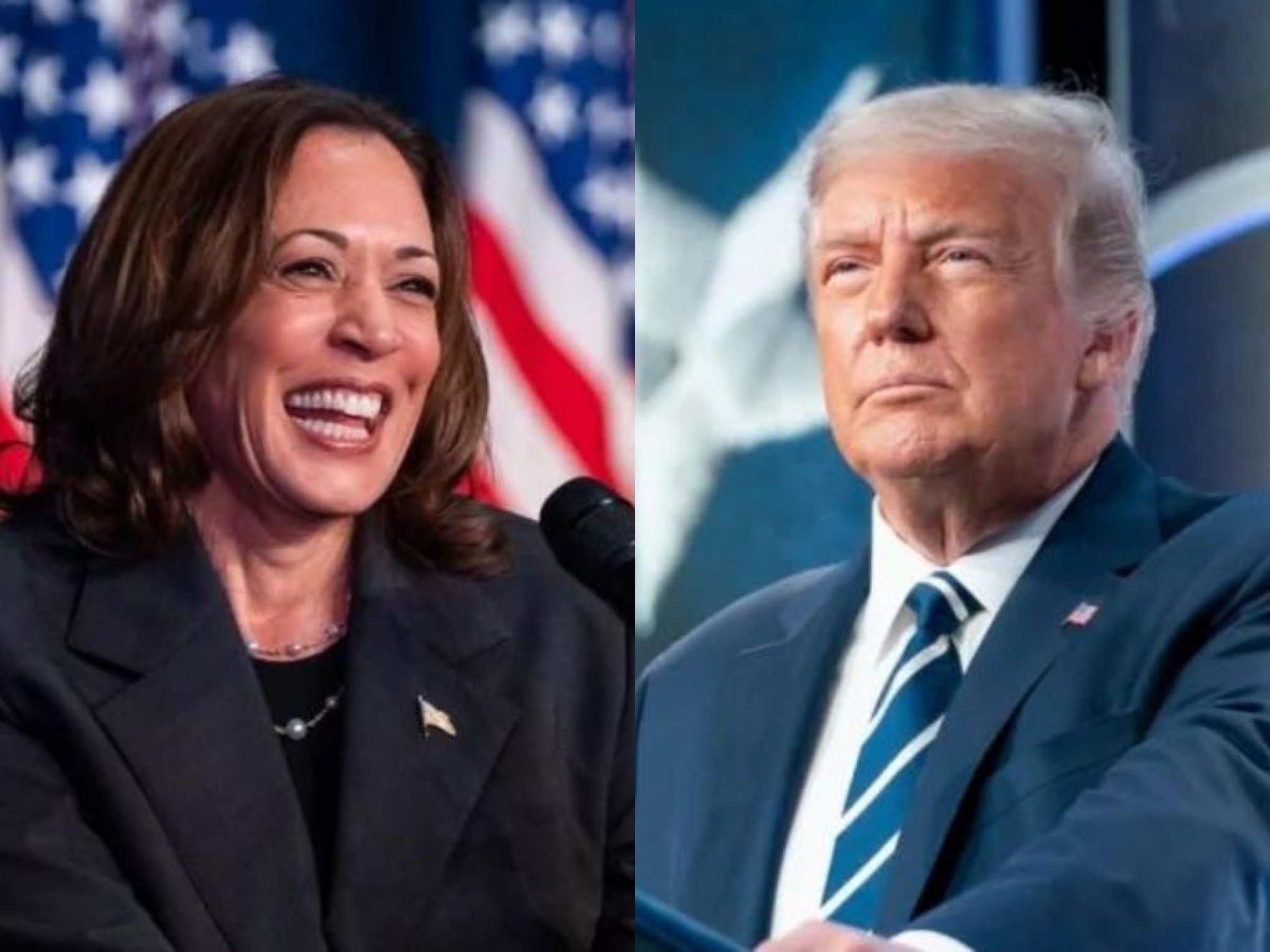 Kamala Harris e Donald Trump estão empatados na margem de erro, aponta pesquisa