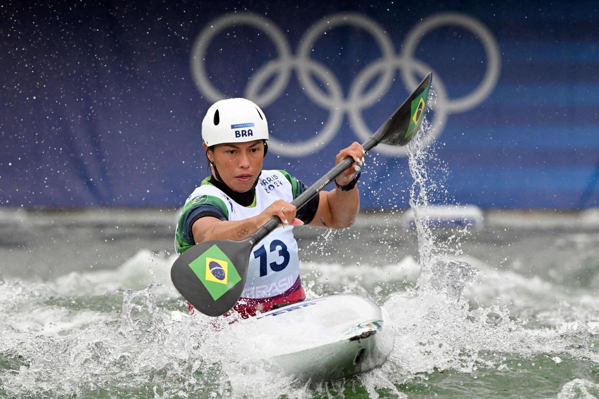 Ana Sátila termina em 4º na final da canoagem em Paris