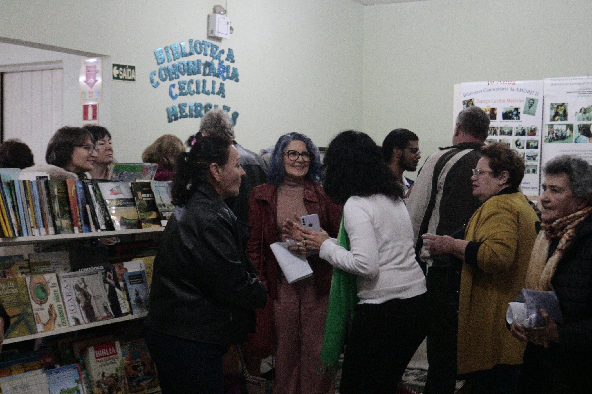 Biblioteca comunitária Cecília Meireles celebra 15 anos de história em Canoas