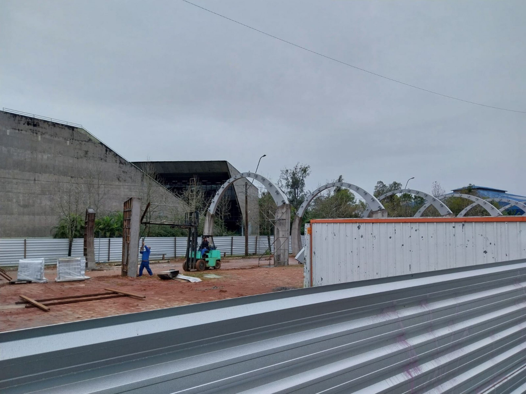 Como estão as obras da Rua Coberta de Campo Bom?