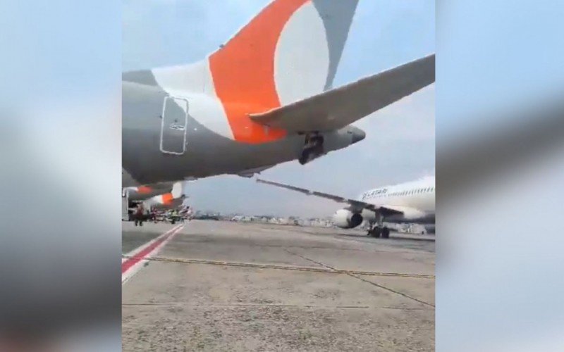 Aviões colidiram no aeroporto de Congonhas no final da tarde desta segunda-feira (29) | abc+