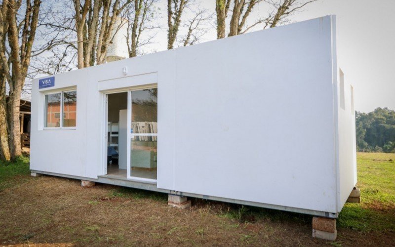 Casas provisórias produzidas no Vale do Sinos  | abc+