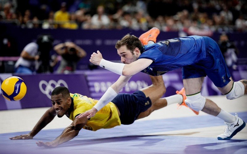 Brasil perde mais uma no vôlei masculino em Paris | abc+