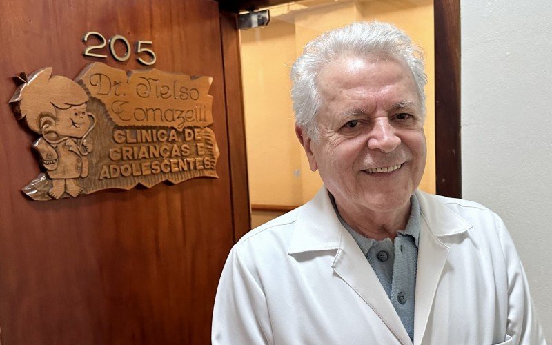 Dr. Nelsinho foi um dos primeiros pediatras a atender em Gramado