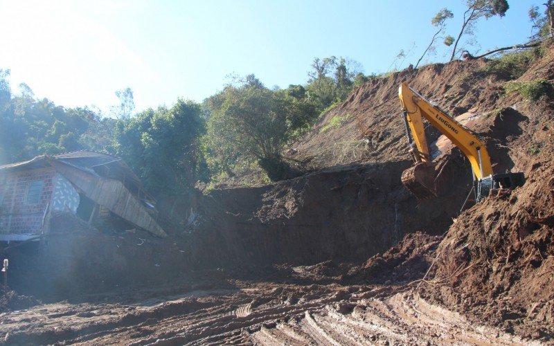 Deslizamento de terra na Vila Dreher