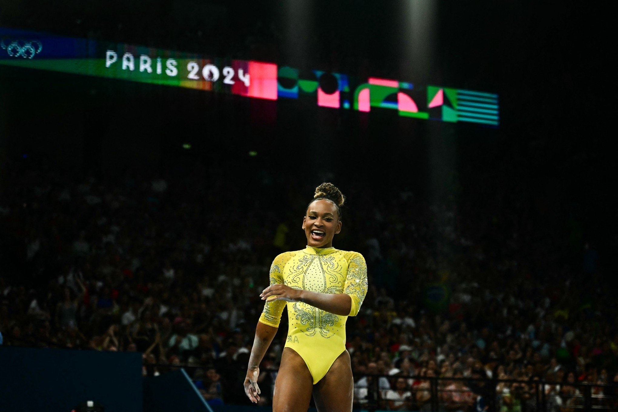 Rebeca Andrade conquista medalha de prata na ginástica em Paris