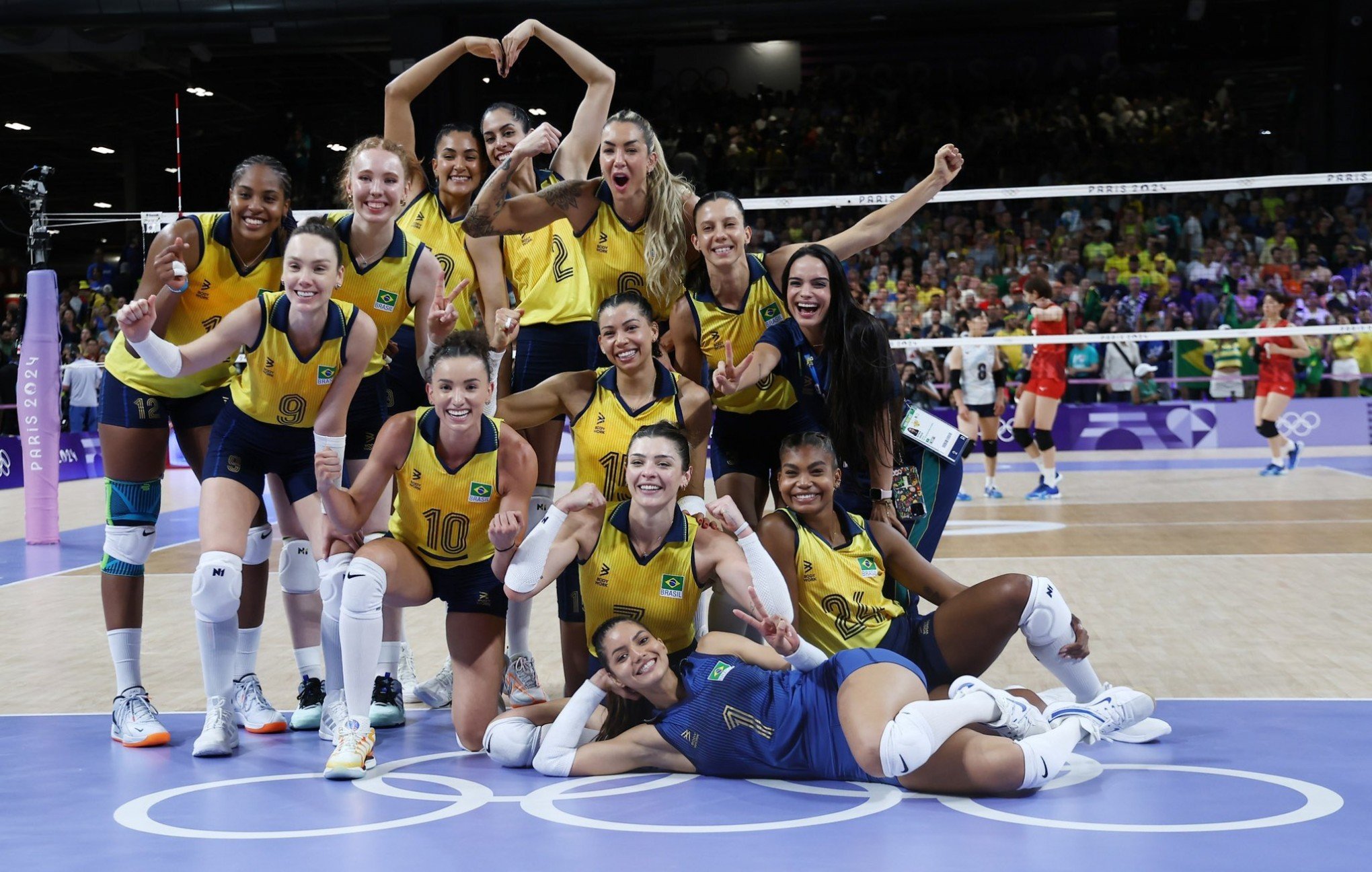 Brasil despacha o Japão, segue invicto e se classifica às quartas de final em Paris