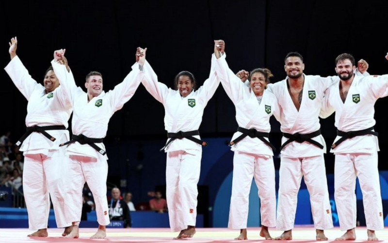 OLIMPÍADAS 2024: Brasil ganha medalha de bronze no judô por equipes | abc+