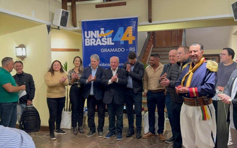 União Brasil realizou sua convenção partidária neste sábado (3), em Gramado