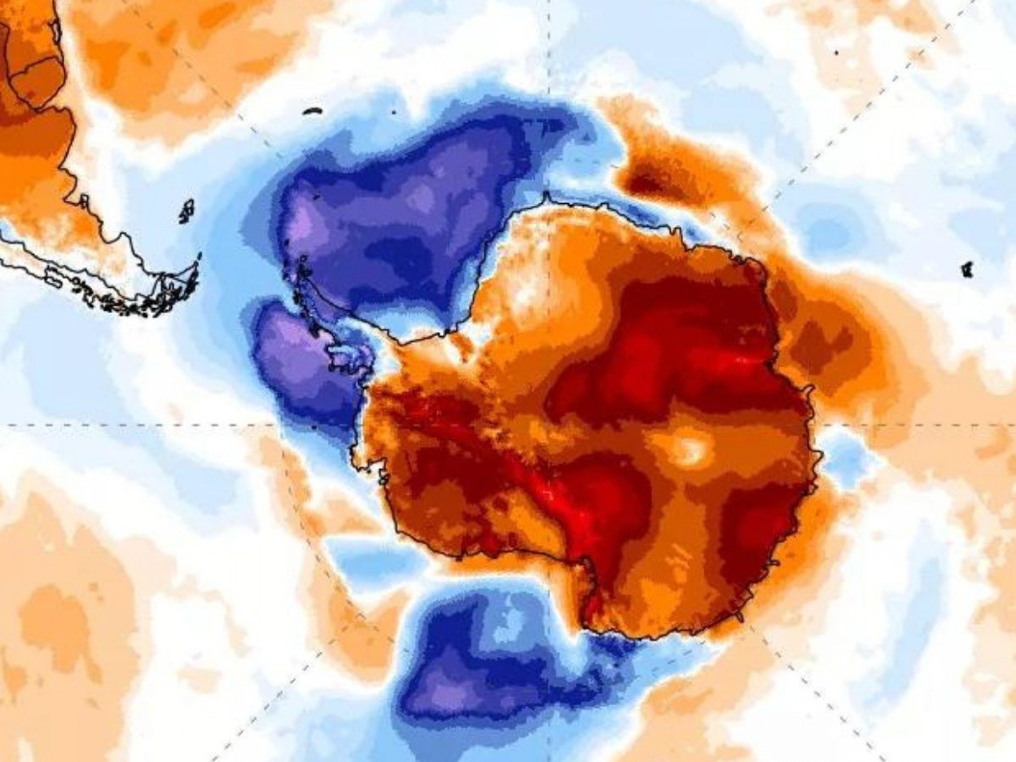 PREVISÃO DO TEMPO: Como a "onda de calor" na Antártida vai afetar as temperaturas no Brasil