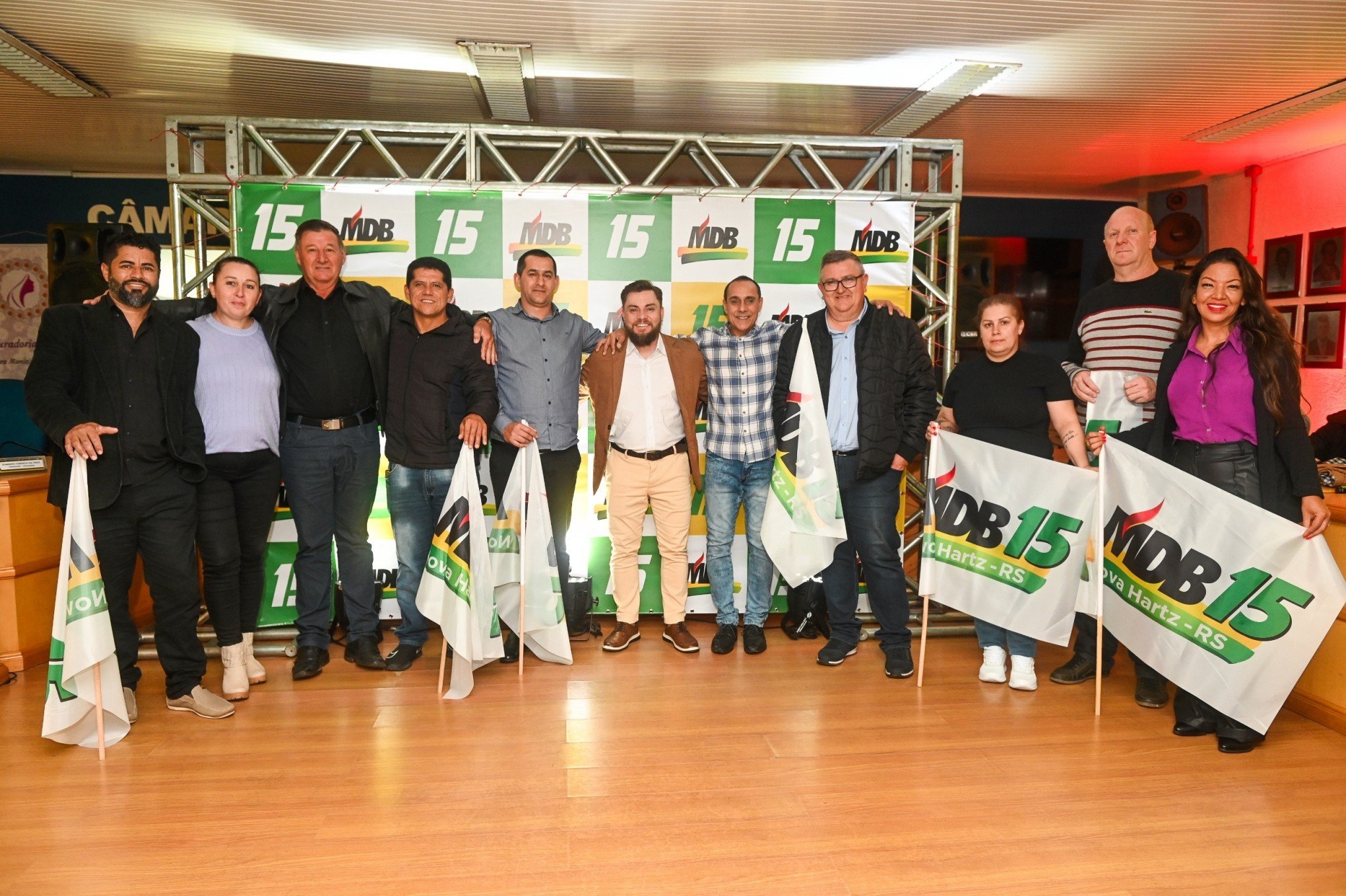 ELEIÇÕES: MDB oficializa candidatura de Edson Trindade à Prefeitura de Nova Hartz